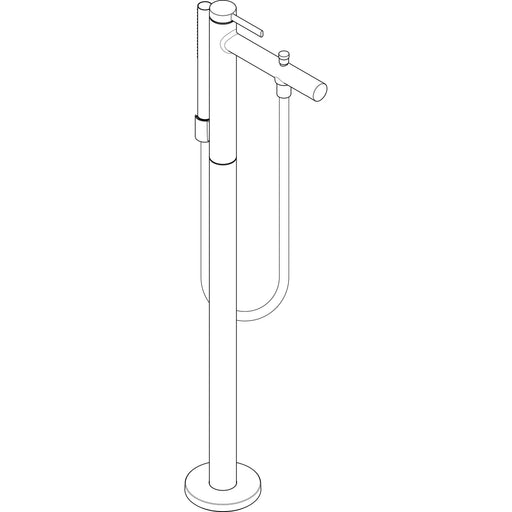 Hansgrohe - Wannenmischer Zesis S bodenstehend chrom
