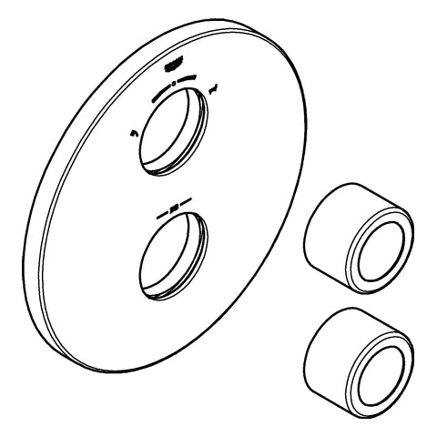 Grohe - Rosette 47810 chrom