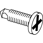 TECE SE - TECEprofil Montageschraube 4,2 x 13mm # 9.018.007, (VPE: 100 Stück), je Stück