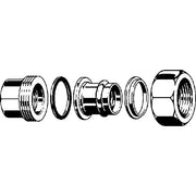 Viega - Isolierverschraubung SANPRESS 2267 18mm x 1/2 IG Siliziumbronze