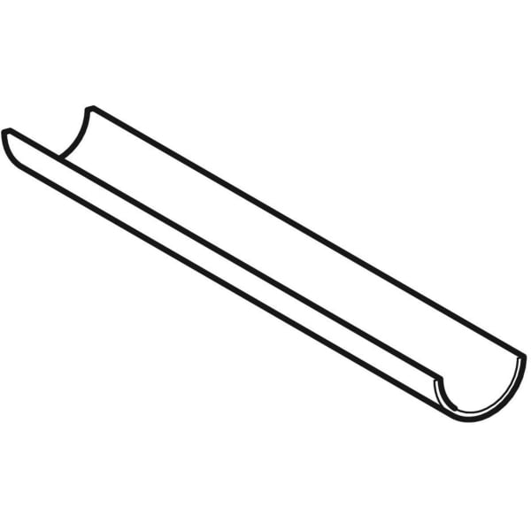 Geberit Vertriebs - Tragschale verzinkt und lackiert d50 361.850.00.1, (L: 3 M.), je M