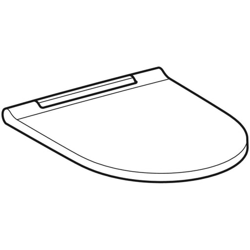 Geberit Vertriebs - ONE WC-Sitz verchromt/weiß matt