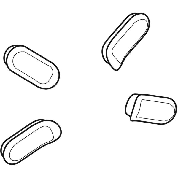 Geberit Vertriebs - Sitzdeckelpuffer, 1 Satz zu 578510