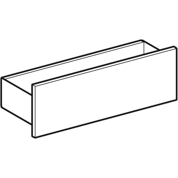 Geberit Vertriebs - Acanto Wandablage, 45x14,8x15,9cm sand-grau