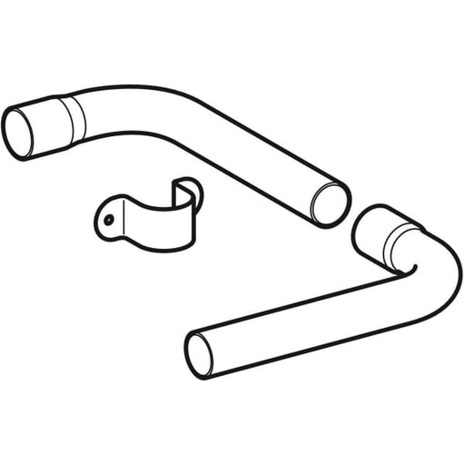 Geberit Vertriebs - Spülbogenset 90Gr gesteckt d44
