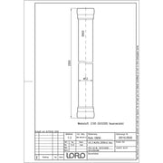 Lorowerk - Rohr 2 Mu.o.Ibesch. 2000mm DN 50