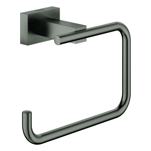 Grohe - WC-Papierhalter ESSENTIALS Cube 40507_1 ohne Deckel hard graphite geb