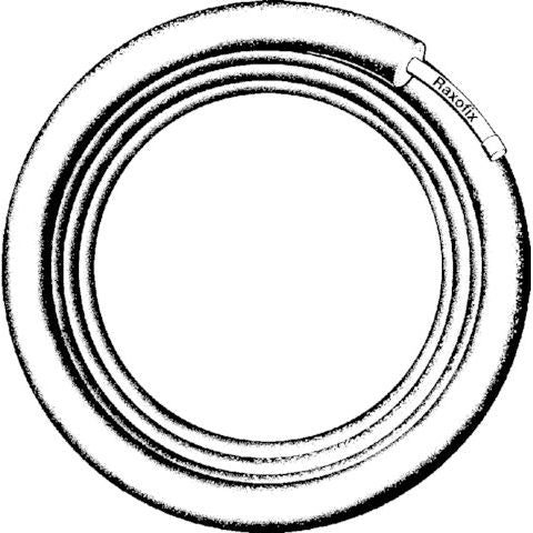 Viega - Rohr RAXOFIX 5302.3 16x2,2mm (Ring=25m) Kunststoff grau, Dämmung 26mm