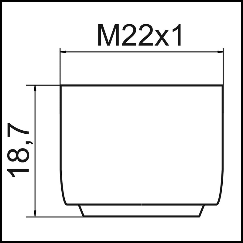 NEOPERL - Strahlregler CASCADE SLC 1.21 IG M 22x1 chrom