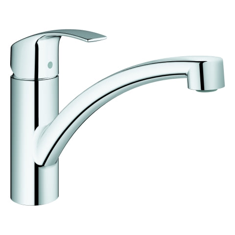 Grohe - EH-Spültischbatt. EUROSMART 30260 flacher Ausl. Mittelstellung kalt chrom