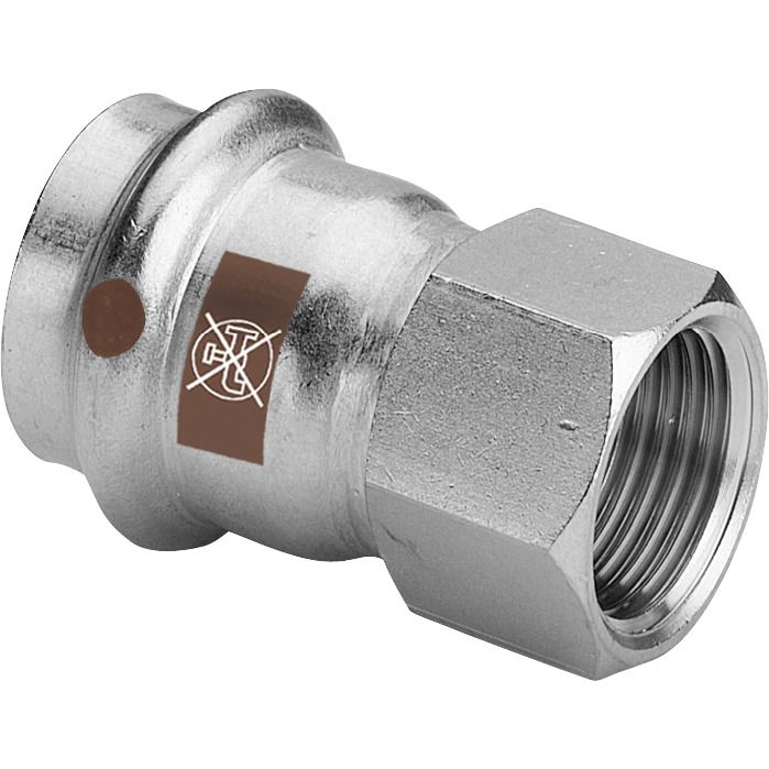 Viega - Übergangsstück TEMPONOX 1712 IG 35mm x 1IG Stahl nichtrostend