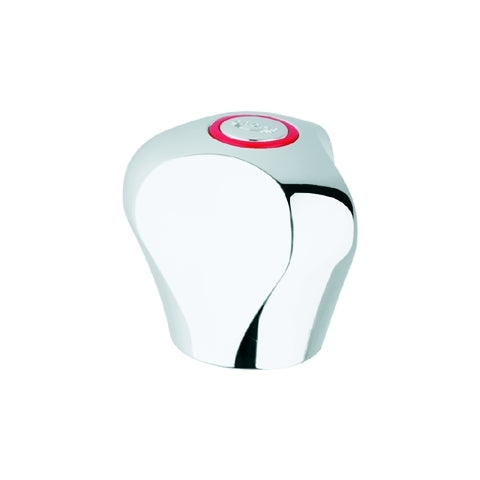 Grohe - Griff TREFLOR 45124 m.Griffbefest. Markierung blau/rot 1/2 chrom