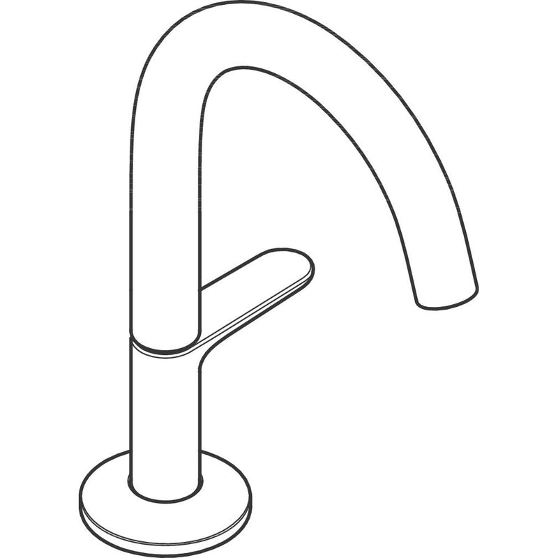 Hansgrohe - Waschtischmischer Select 140 AXOR One mit Push-Open Ablaufgarnitur chrom