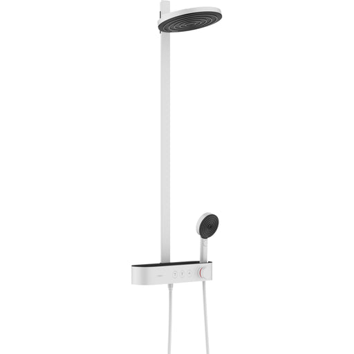 Hansgrohe - Showerpipe PULSIFY 260 2jet EcoSmart mit Brausethermostat Aufputz mattweiß