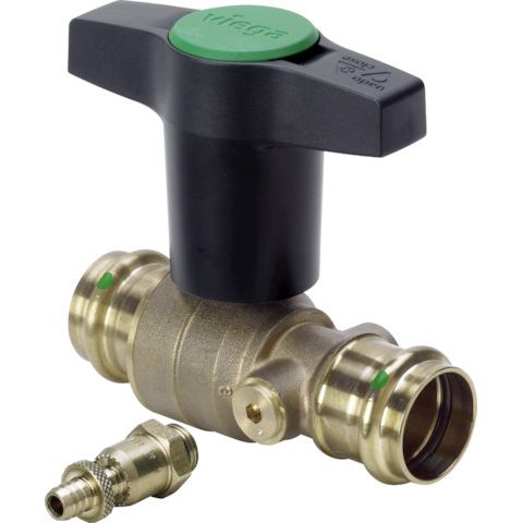 Viega - Kugelhahn EASYTOP 2275.3 35mm Siliziumbronze