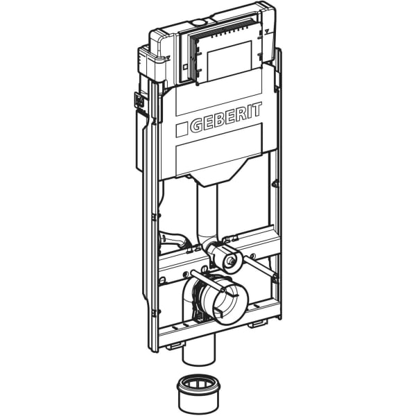 Geberit Vertriebs - GIS Element f. WWC, 114 cm mit Sigma UP-SPK 12 cm