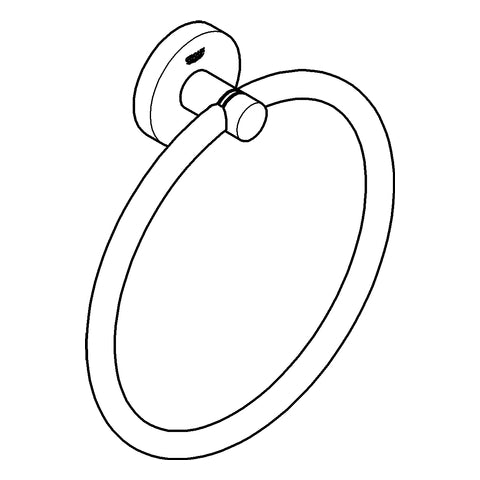 Grohe - Handtuchring ESSENTIALS 40365 hard graphite