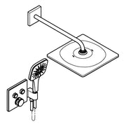 Grohe - UP-D.system Grohtherm SmartControl 34865 THM eck. Form 2 ASV phantom black