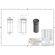 Gebr. Ostendorf - HTsafeEM Rohr DN 75 x 250 mm