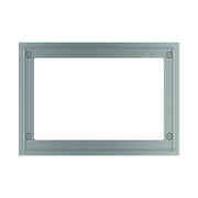 TECE SE - WC-Abdeckrahmen für WC-Einbaurahmen Metall, Chrom glänzend