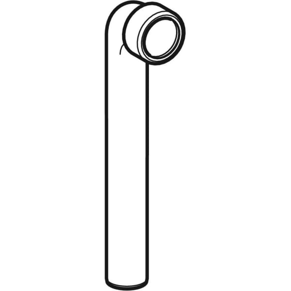 Geberit Vertriebs - Anschlussbogen 90Gr mit Quetschverschraubung d50