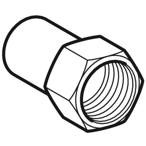 Geberit Vertriebs - C-Stahl Übergangsmuffe, verzinkt m.Einschubende, 15mm - 1/2 IG, #21902