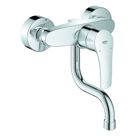 Grohe - Einhand-SPT-Batterie EUROSMART 31509_3 Wandmontage Ausld. 150mm chrom