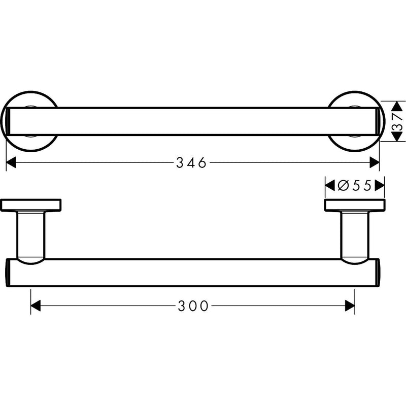 Hansgrohe - Haltestange LOGIS Universal chrom