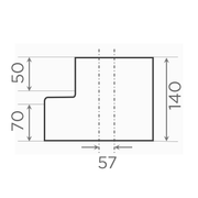 Fornatis - Übergangsrohr exzentrisch DN250x150