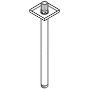 Grohe - Deckenauslass RAINSHOWER 27484 eckige Rosette Länge 292mm chrom