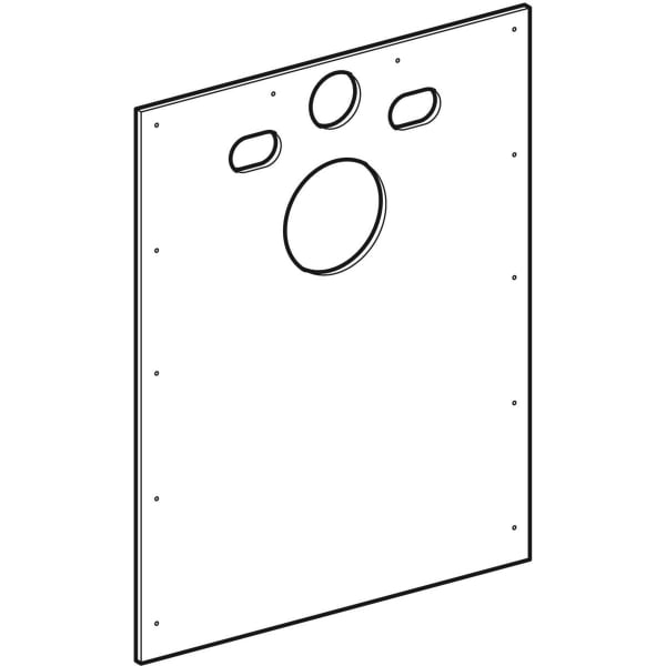 Geberit Vertriebs - Montageraumabdeckung für Duofix Massivbau