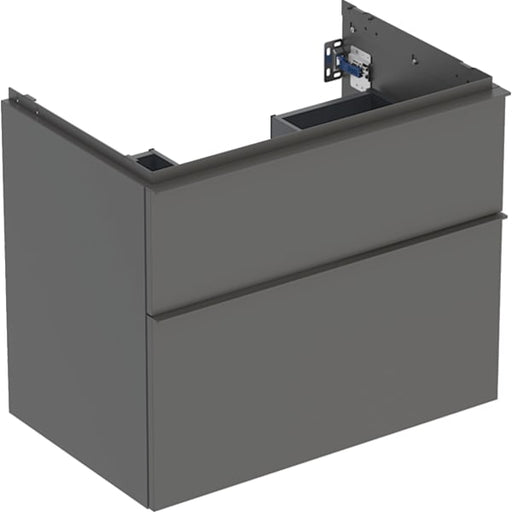 Geberit Vertriebs - iCon Unterschrank für WT, 2 Schubl. 74x61,5x47,6cm, lava