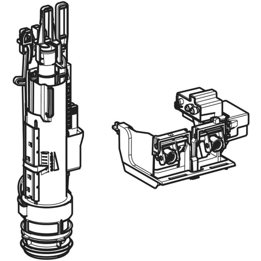 Geberit Vertriebs - Hebevorrichtung und Steuereinheit f. Taster3-4,1Volt, f. Sigma UP-SPK 12cm