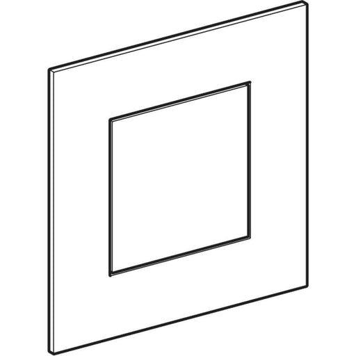 Geberit Vertriebs - Typ 40 BetPl.f. UR-Strg. pneum. Sp Square, weiß matt, Etc
