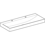 Geberit Vertriebs - ONE Waschtisch 120x48 cm, Abg. verti. 2 Hl., o. Ül., weiß, KeraTect