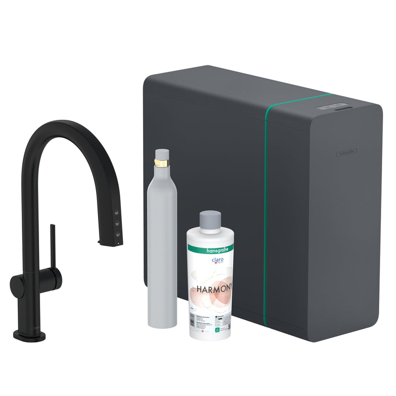 Hansgrohe - SodaSystem 210 Aqittura M91 1jet Starter Set mattschwarz