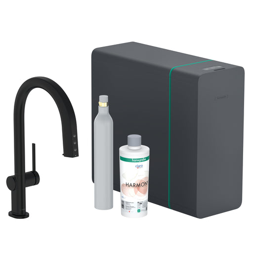 Hansgrohe - SodaSystem 210 Aqittura M91 1jet Starter Set mattschwarz