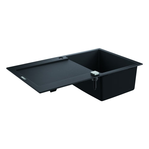 Grohe - Kompositspüle K500 31644 1 Becken 860x500mm mit ATF re/li granit schwarz