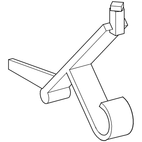 Grohe - Hebel 43519 für Wandeinbau-Spülkasten 6-9l