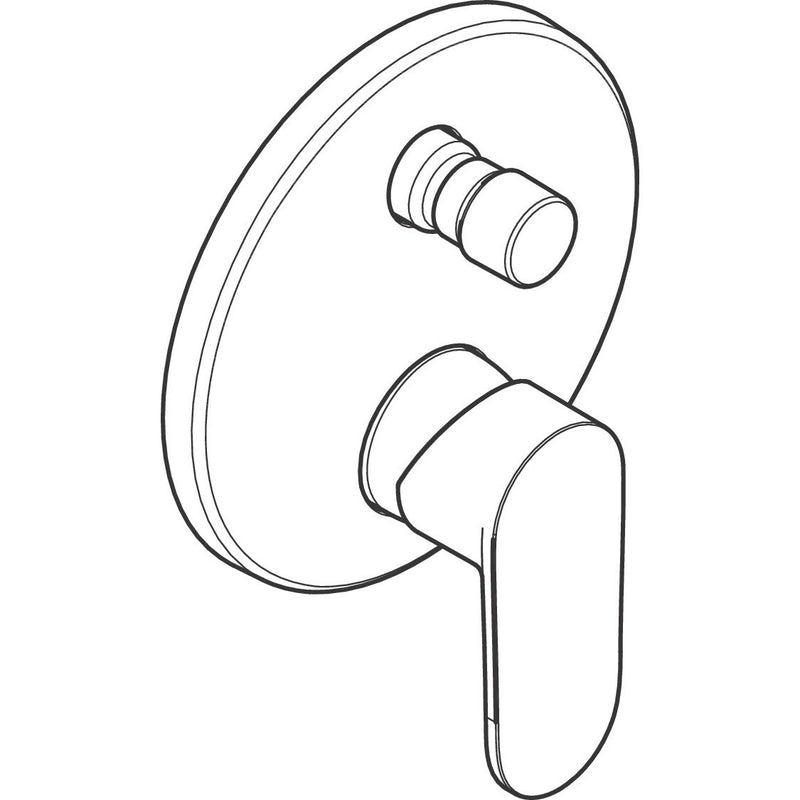 Hansgrohe - Wannenmischer Unterputz VERNIS Blend Fertigset mattschwarz