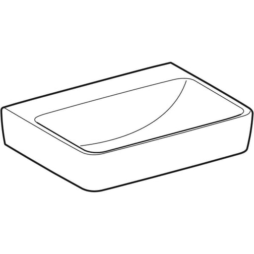Geberit Vertriebs - RENOVA Plan Handwaschbecken, 50x38cm o. Hl., o. Ül., weiß, KeraTect, NEU