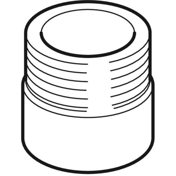 Geberit Vertriebs - PE Übergang mit Außengewinde 75x21/2 365.729.16.1