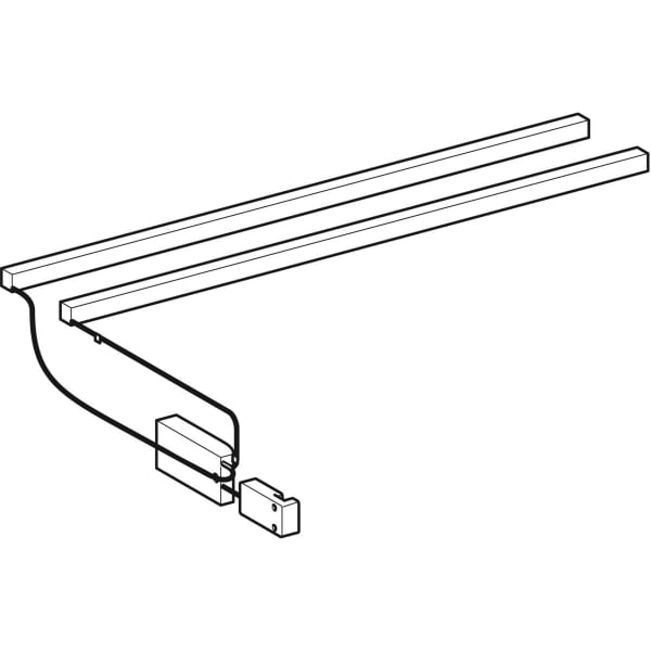 Geberit Vertriebs - LED-Lichtleiste (1Paar) Länge: 470 mm