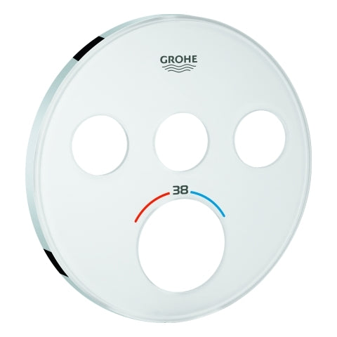 Grohe - Rosette 49036 für SmartControl UP-THM rund mit 3 ASV moon white