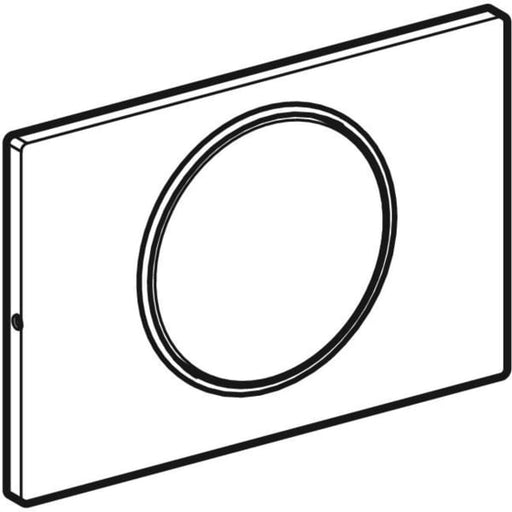 Geberit Vertriebs - BetPl. SIGMA10, für Spül-Stopp-Sp. edst. gebü. /poliert/ gebü. verschraub