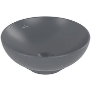 VILLEROY & BOCH - Aufsatzwaschbecken Loop&Friends 380x 380mm Rund o. ÜL. Graphite CeramicPlus