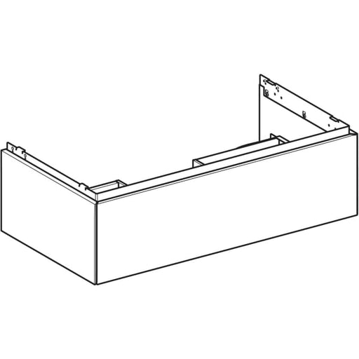 Geberit Vertriebs - ONE Unterschrank für WT/-Platte 1 Schubl., 88,8x26,6x47cm, Eiche