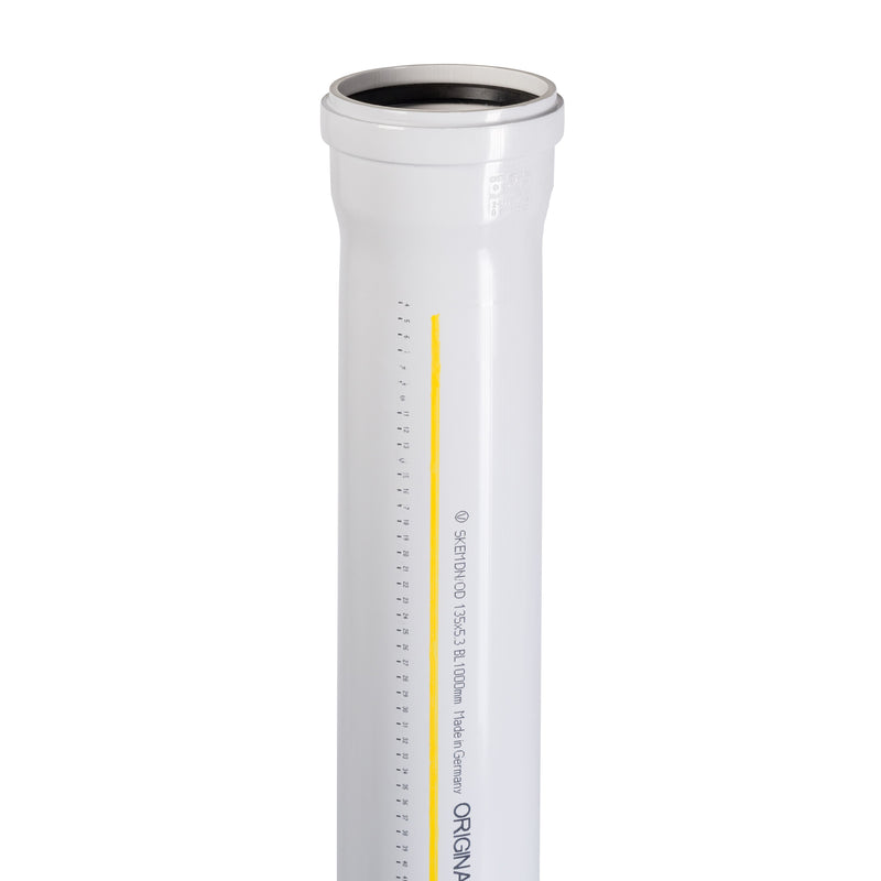 Gebr. Ostendorf - Safe Rohr DN/OD135 2000mm mit einer Muffe