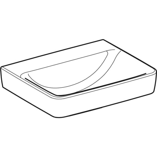 Geberit Vertriebs - RENOVA Plan Waschtisch, 55x44cm o. Hl., o. Ül., weiß, NEU