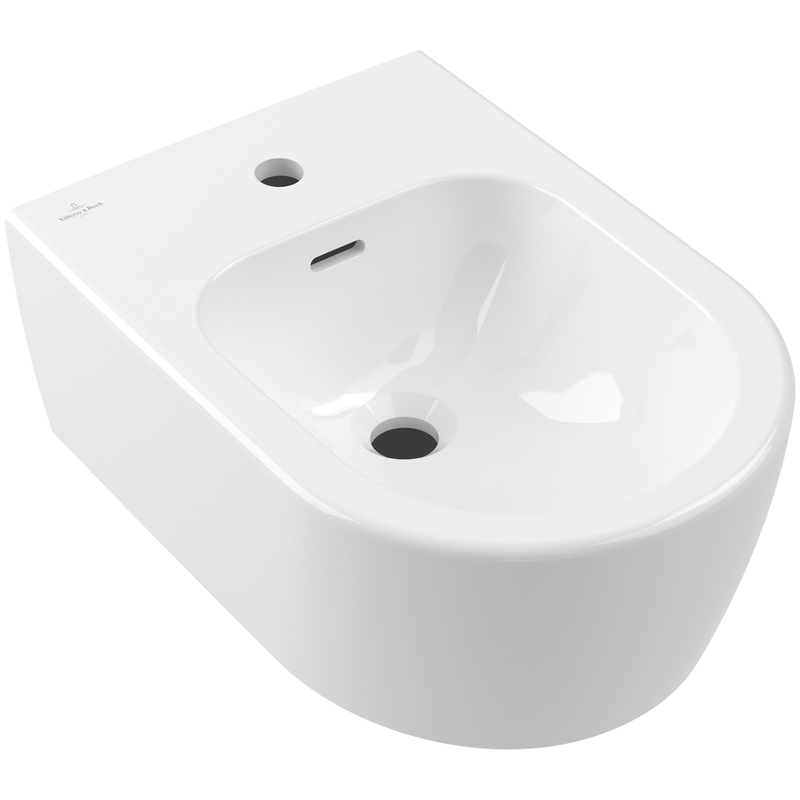 VILLEROY & BOCH - Bidet Skyla 448200 530x370x215mm Oval wandhängend Weiß Alpin CeramicPlus